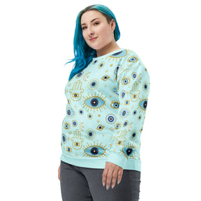 All Over Protection - Sweatshirt in Sky Blue