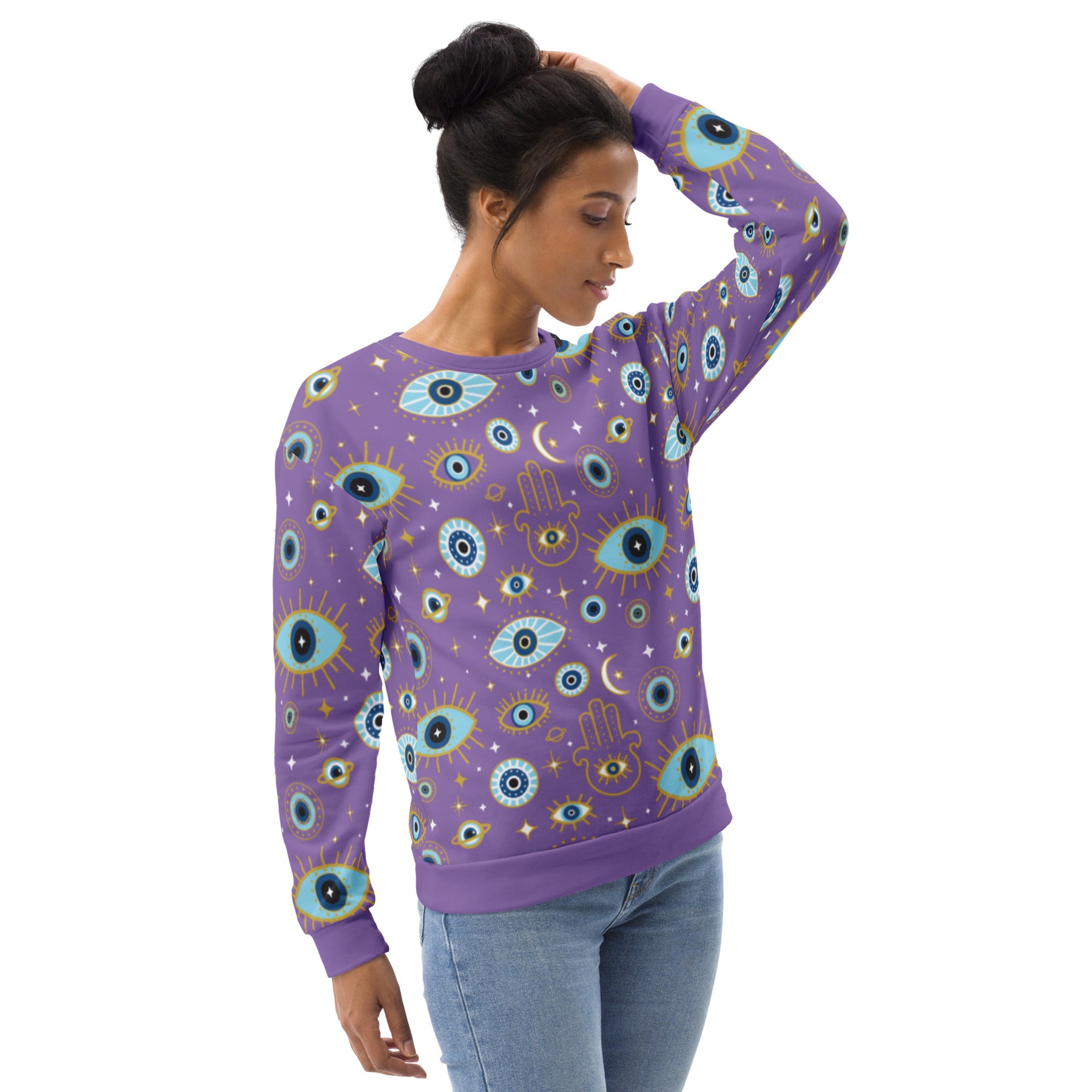 All Over Protection - Sweatshirt in Lavender Haze